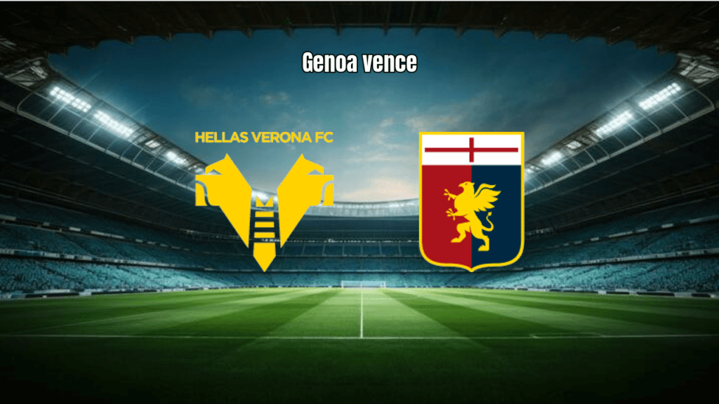 Genoa vence Hellas Verona por 2 a 0 na Serie A italiana