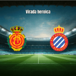 Mallorca vira sobre o Espanyol com gol nos acréscimos na La Liga