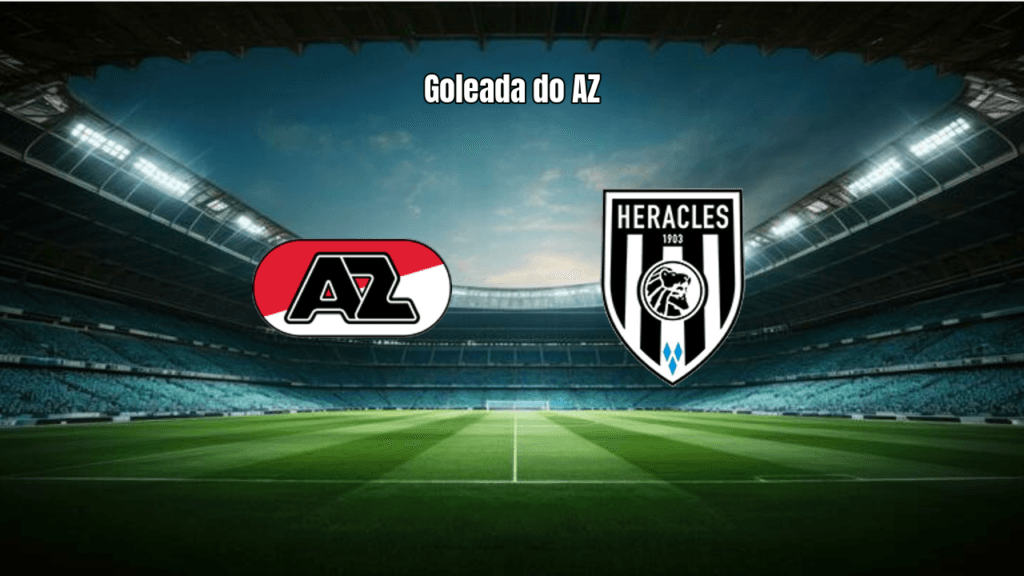 AZ Alkmaar 4x0 Heracles: Goleada e domínio na Eredivisie