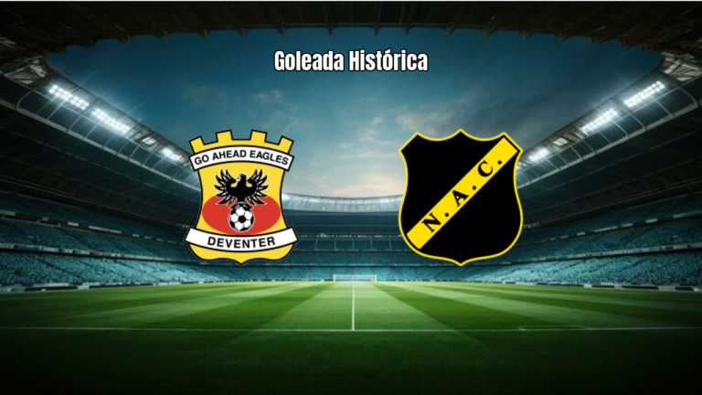 GO Ahead Eagles 6-0 NAC Breda: Breum brilha em goleada histórica