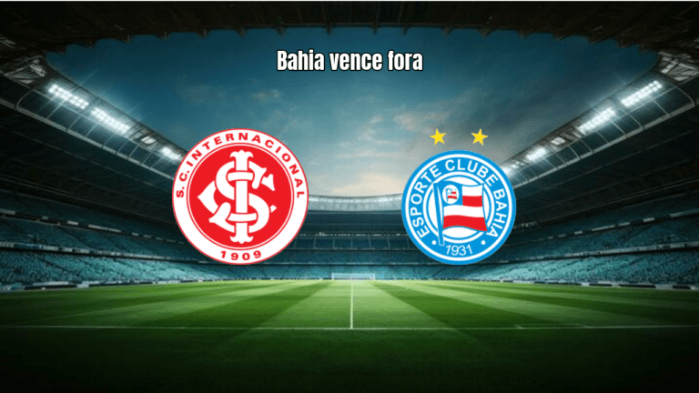 Bahia vence Internacional no Beira-Rio com gol de Willian José