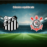 Santos e Corinthians empatam em 1 a 1 no clássico da Série A