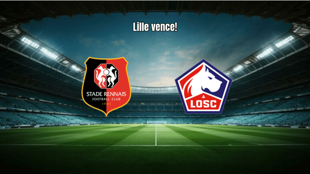 Lille vence Rennes fora de casa em jogo agitado da Ligue 1