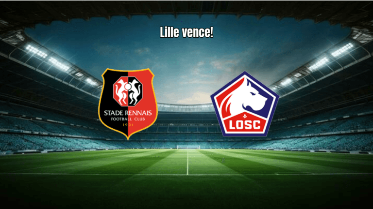 Lille vence Rennes fora de casa em jogo agitado da Ligue 1