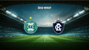 Coritiba vence Remo por 1x0 com gol de Pedro Rocha na Série A