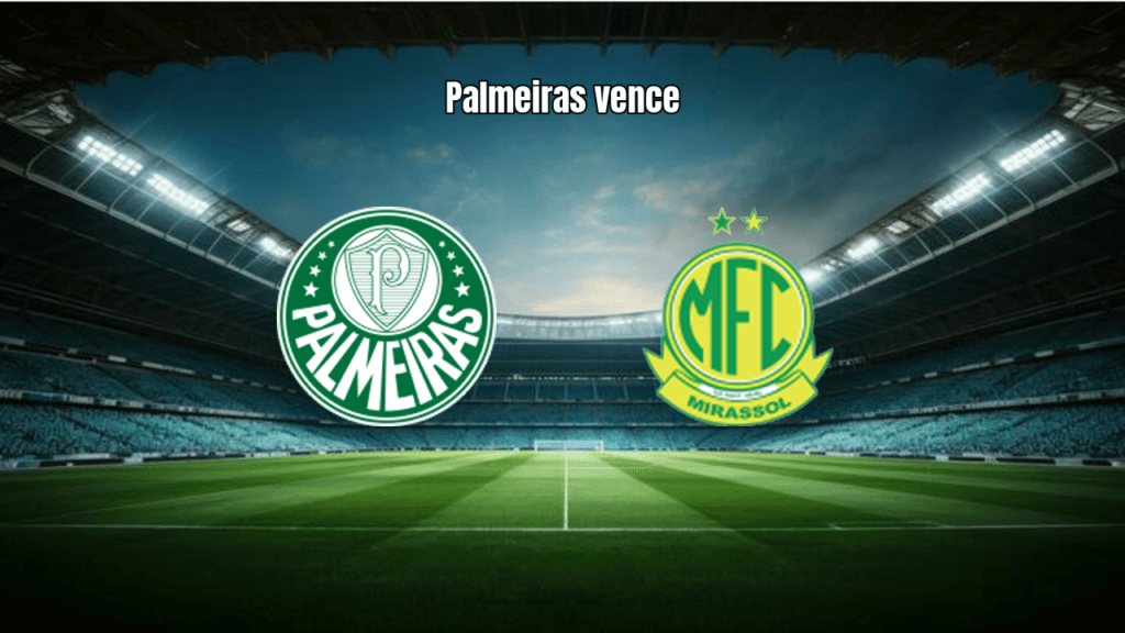 Palmeiras vence Mirassol por 1 a 0 com gol de José López