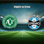 Chapecoense e Grêmio empatam em 1 a 1 pela 6ª rodada da Série A