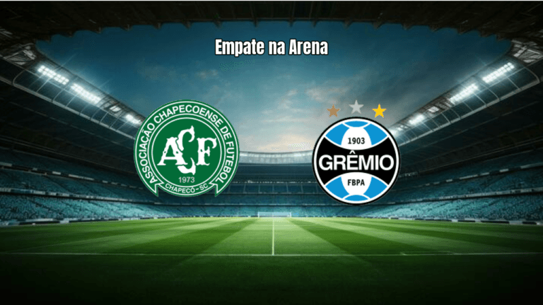 Chapecoense e Grêmio empatam em 1 a 1 pela 6ª rodada da Série A