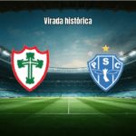 Paysandu vira sobre a Portuguesa em jogo eletrizante da Copa do Brasil