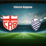 CRB 1-3 CSA: Azulão vence clássico na Copa Alagoas