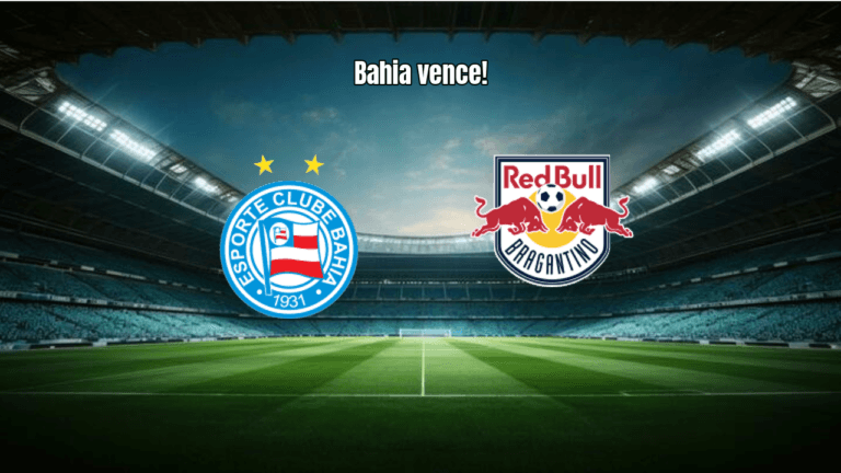 Bahia vence RB Bragantino por 2 a 0 na Arena Fonte Nova