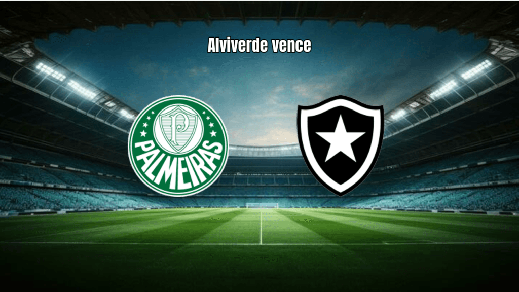 Palmeiras vence Botafogo no Allianz Parque com expulsão decisiva