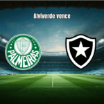 Palmeiras vence Botafogo no Allianz Parque com expulsão decisiva