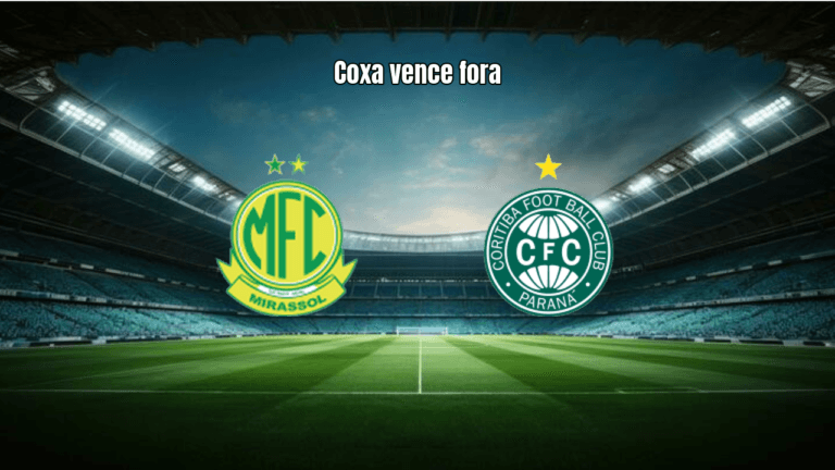 Mirassol 0x1 Coritiba: Lavega decide e Coxa vence fora de casa