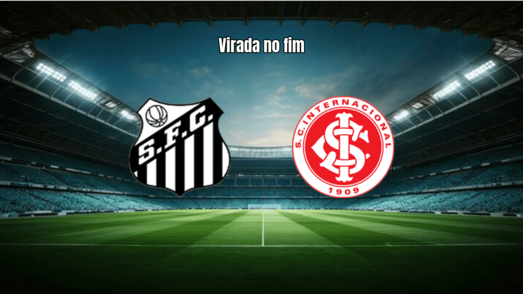 Internacional vence Santos de virada no fim com gol de Carbonero