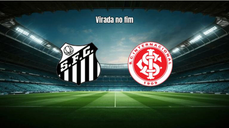Internacional vence Santos de virada no fim com gol de Carbonero