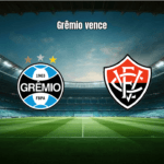 Grêmio vence o Vitória por 2 a 0 na Arena com gols de Camutanga e Amuzu