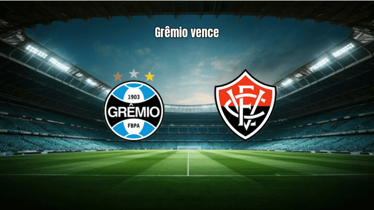 Grêmio vence o Vitória por 2 a 0 na Arena com gols de Camutanga e Amuzu