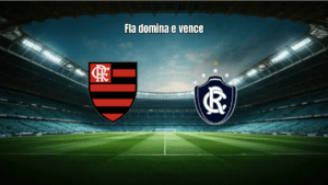 Flamengo vence Remo por 3 a 0 com show ofensivo no Maracanã