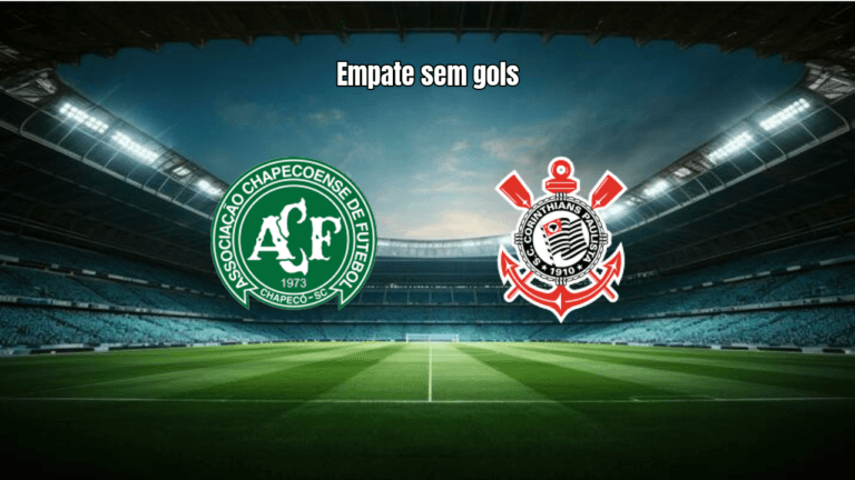 Chapecoense e Corinthians empatam sem gols na Arena Condá