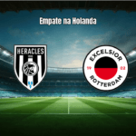 Heracles 1-1 Excelsior: Empate na Eredivisie com gols de Scheperman e Sanches
