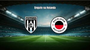 Heracles 1-1 Excelsior: Empate na Eredivisie com gols de Scheperman e Sanches