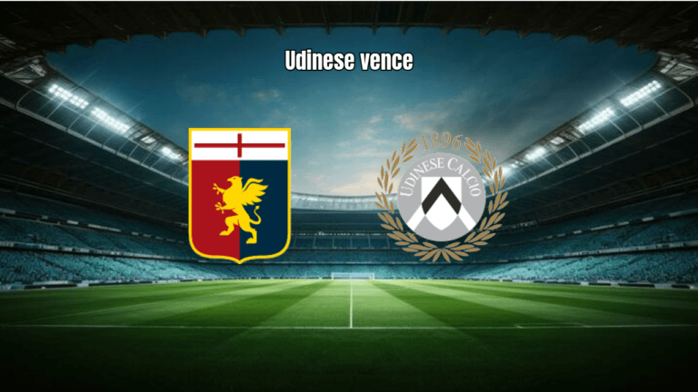 Udinese vence Genoa por 2 a 0 fora de casa na Serie A