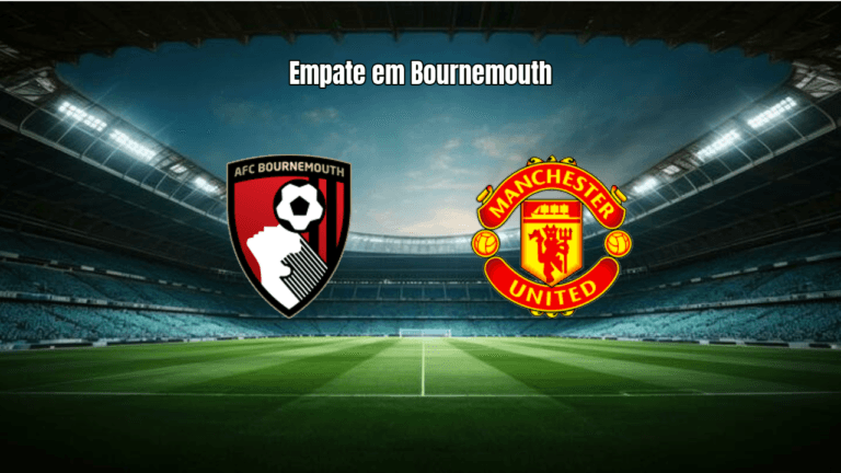 Bournemouth 2 x 2 Manchester United: Empate com expulsão na Premier