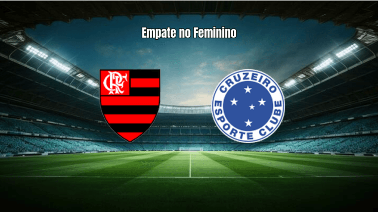 Flamengo W e Cruzeiro W empatam em 1x1 no Brasileiro Feminino