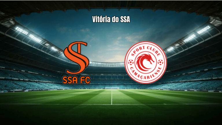 SSA U20 vence Camaçariense U20 por 2 a 1 no Baiano Sub-20