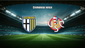 Cremonese vence Parma por 2 a 0 fora de casa na Serie A