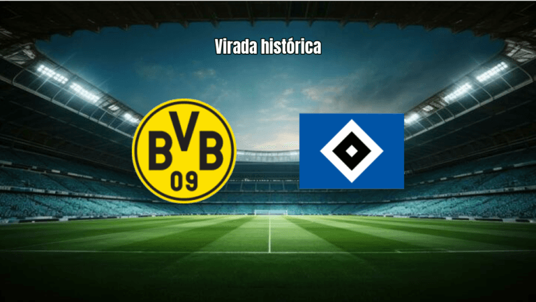 Dortmund vira sobre o Hamburgo em jogo eletrizante da Bundesliga