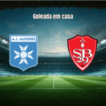 Auxerre goleia Brest por 3 a 0 na Ligue 1 com show de Okoh