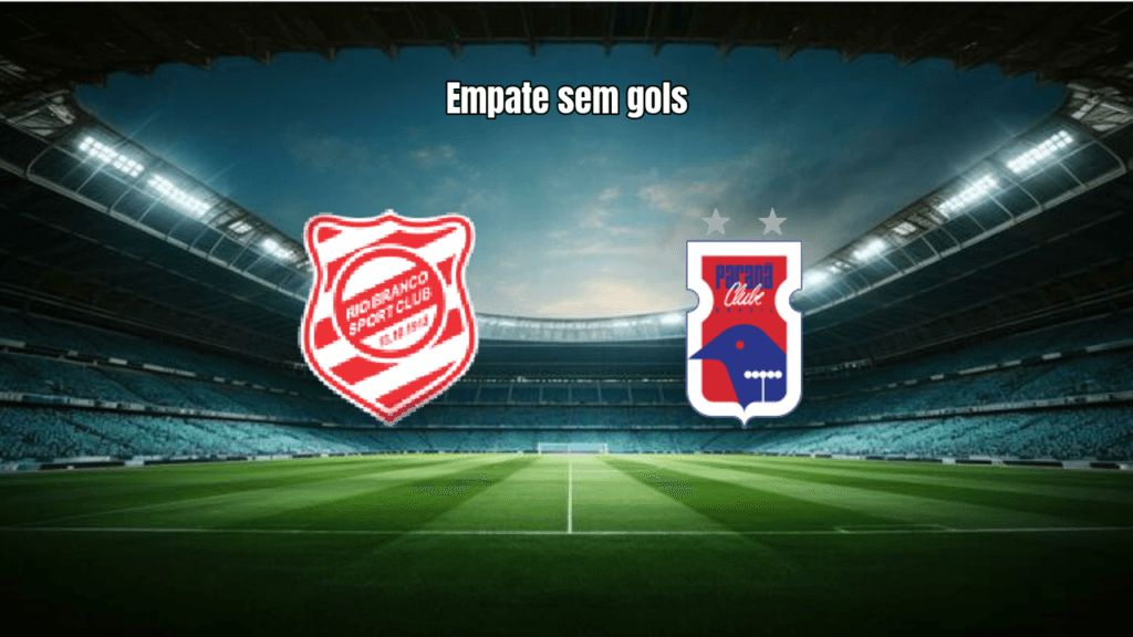 Rio Branco PR e Paraná Clube empatam sem gols no Paranaense
