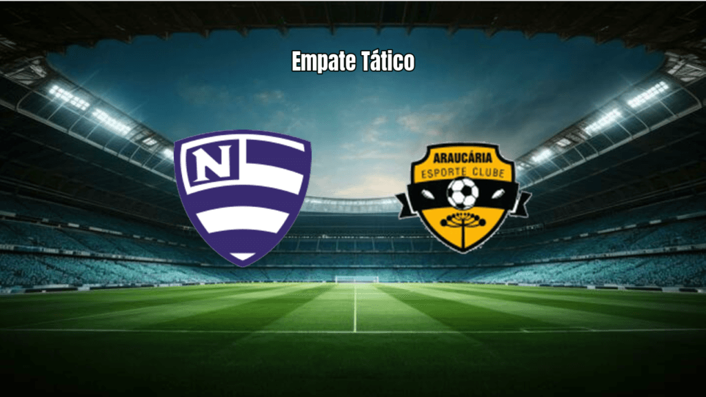 Nacional PR 1 x 1 Araucária: Empate no Paranaense - 2