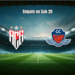 Atlético GO U20 e Guanabara City U20 empatam no Goiano Sub-20
