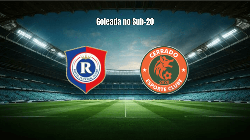 Cerrado EC U20 goleia Royal U20 por 4 a 1 no Goiano Sub-20