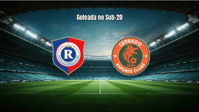 Cerrado EC U20 goleia Royal U20 por 4 a 1 no Goiano Sub-20