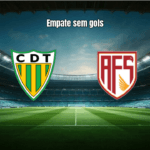 Tondela e AVS empatam sem gols na 27ª rodada da Primeira Liga