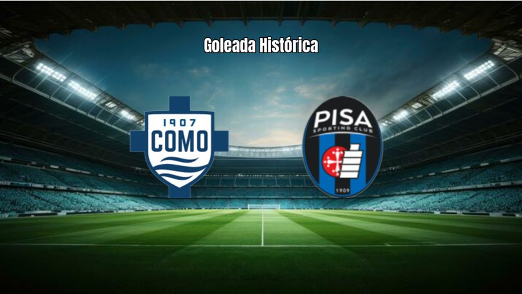 Como 5x0 Pisa: goleada histórica na Serie A com show ofensivo