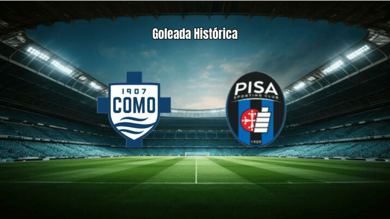 Como 5x0 Pisa: goleada histórica na Serie A com show ofensivo