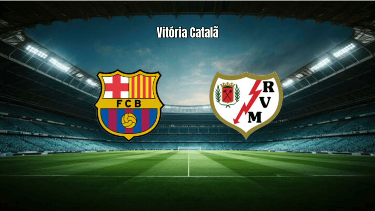 Barcelona vence Rayo Vallecano com gol de Araujo na La Liga