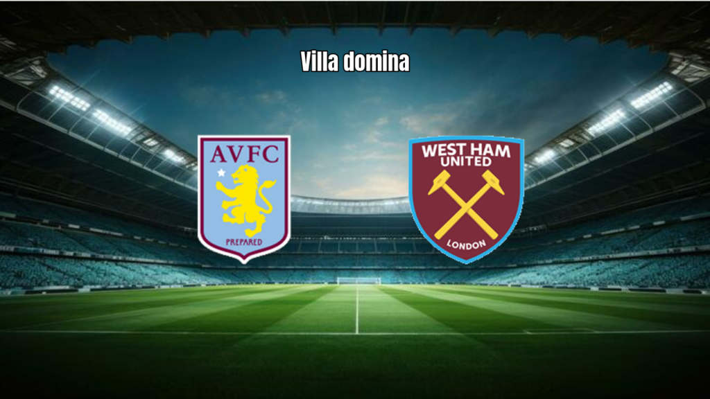 Aston Villa vence West Ham por 2-0 na Premier League: análise do jogo