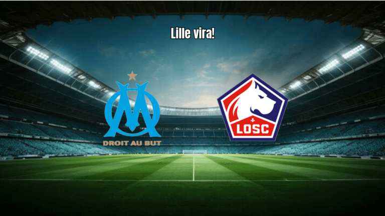 Lille vence Marseille por 2 a 1 em jogo agitado da Ligue 1