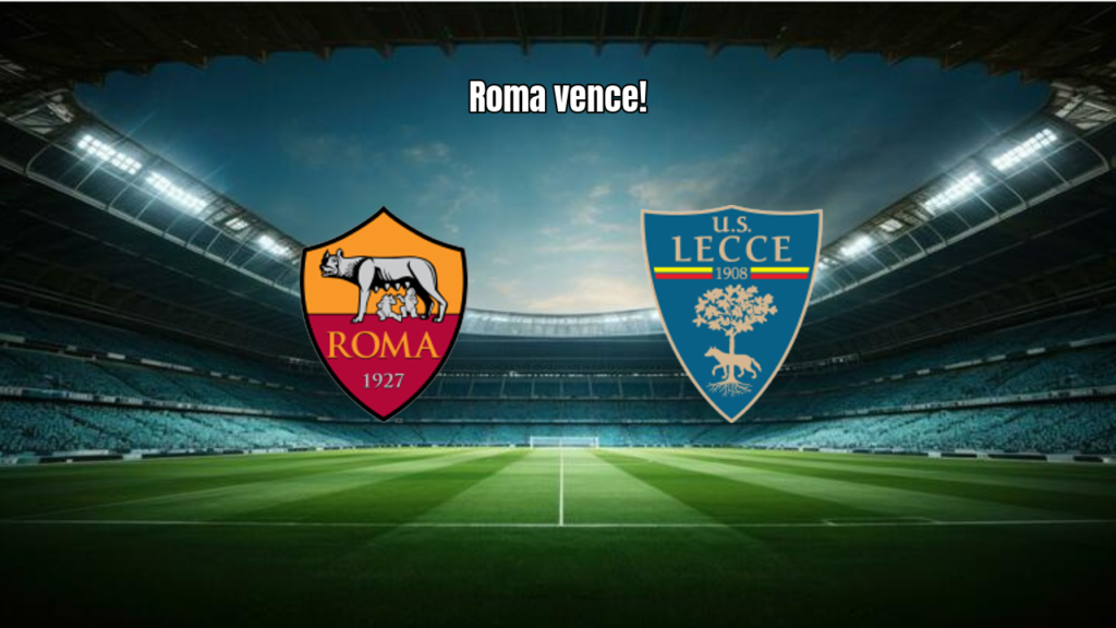 AS Roma vence Lecce por 1x0 com gol de Vaz na Serie A