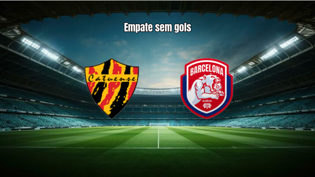 Catuense U20 e Barcelona BA U20 empatam sem gols no Baiano