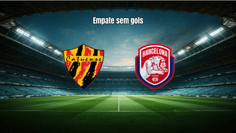 Catuense U20 e Barcelona BA U20 empatam sem gols no Baiano