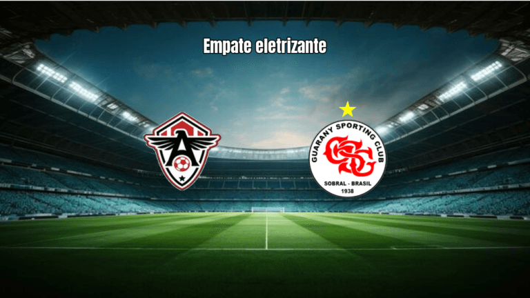 Uniclinic e Guarany de Sobral empatam em 2 a 2 no Cearense 2