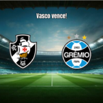 Vasco vence Grêmio por 2 a 1 no Brasileirão com gols de Cuiabano e David