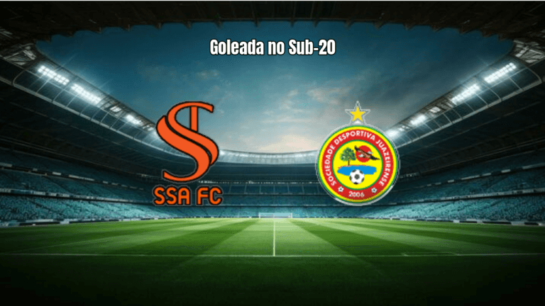 SSA U20 goleia Juazeirense por 5 a 1 no Baiano Sub-20